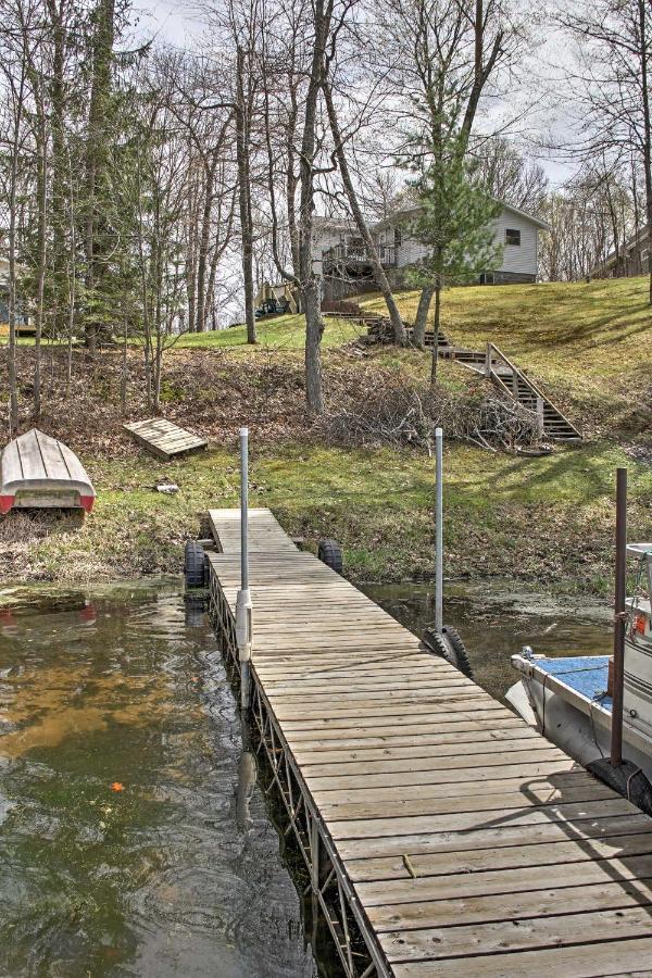 Cozy Balsam Lake Home Deck, Private Dock And Kayaks Exterior foto